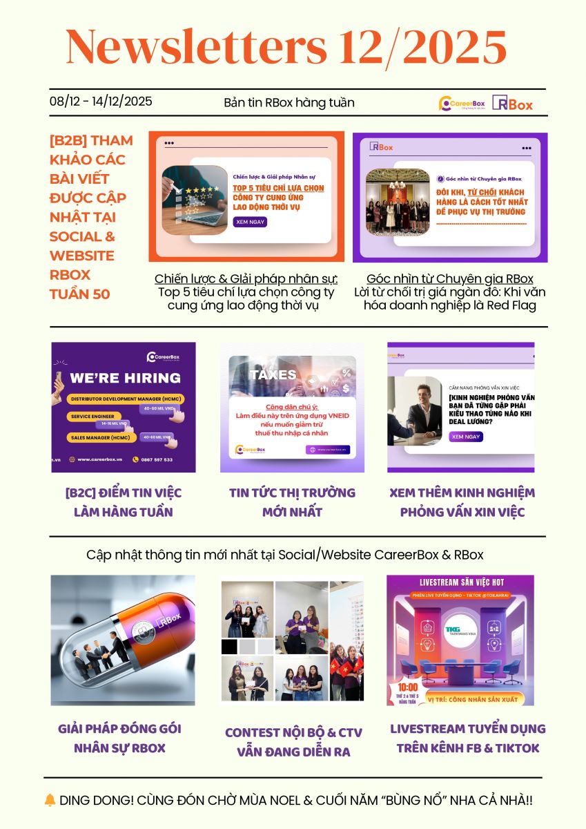 HR News Update Early December 2025 at RBox & CareerBox